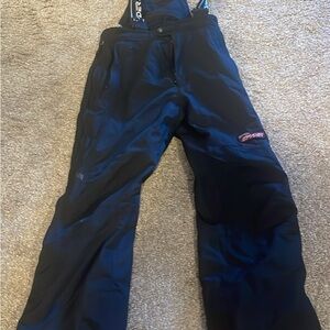 Spyder Teen Black Ski Snowboard Bibs